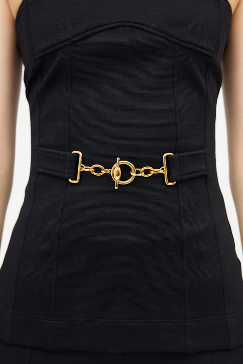 Gucci Wool Buckle Tube Top