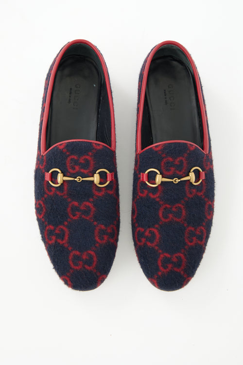 Gucci Wool GG Jordaan Loafer