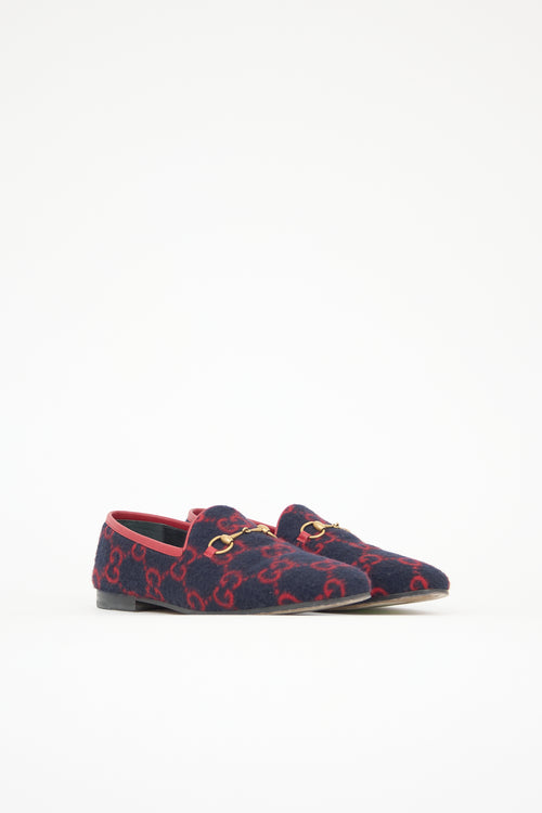 Gucci Wool GG Jordaan Loafer