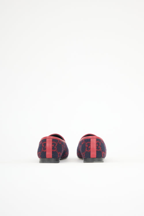 Gucci Wool GG Jordaan Loafer