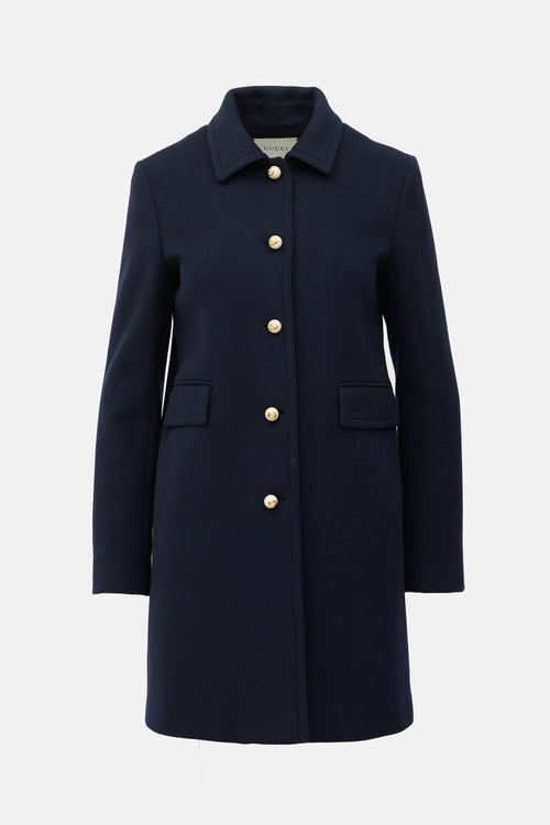 Gucci Wool GG Pearl Coat