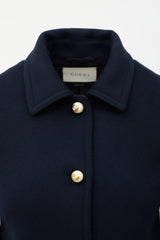 Gucci Wool GG Pearl Coat