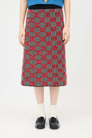 Gucci Wool GG Skirt
