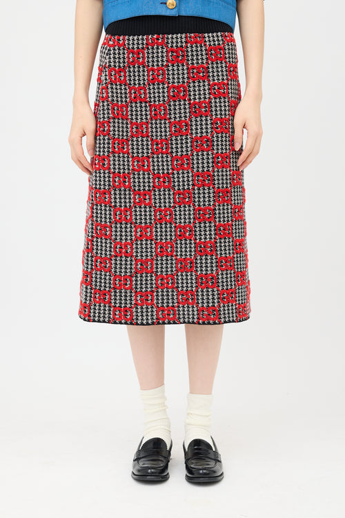 Gucci Wool GG Skirt