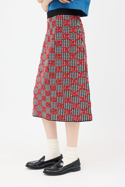 Gucci Wool GG Skirt