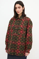 Gucci Wool GG Tartan Shirt