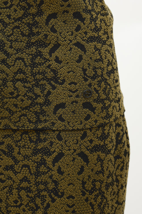 Gucci Wool Jacquard Knit Set