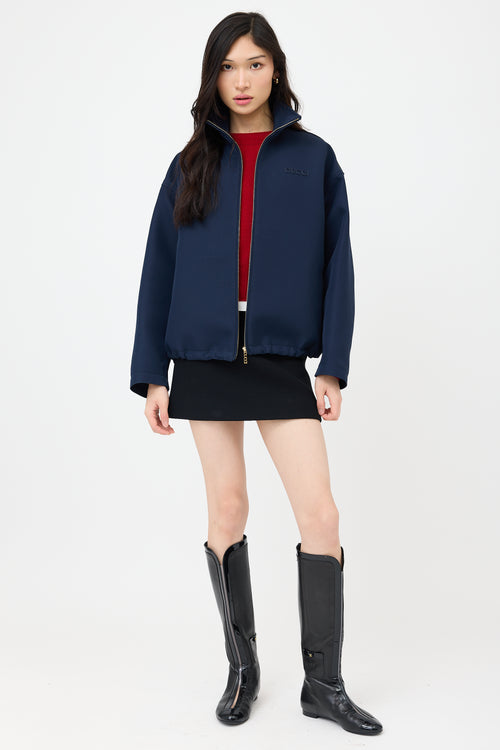 Gucci Wool Logo Zip Jacket