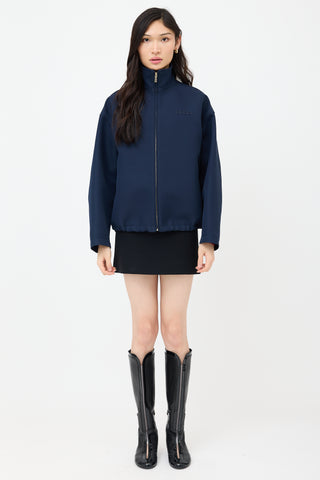 Gucci Wool Logo Zip Jacket