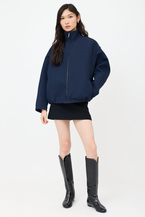 Gucci Wool Logo Zip Jacket