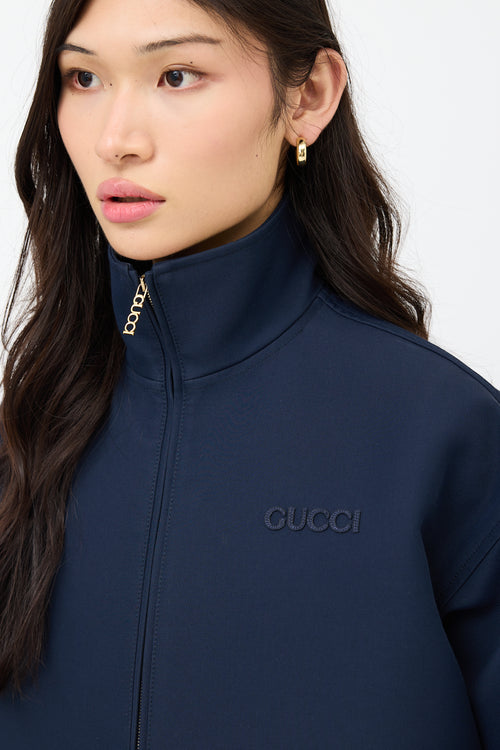 Gucci Wool Logo Zip Jacket