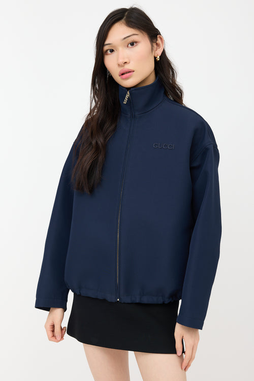 Gucci Wool Logo Zip Jacket