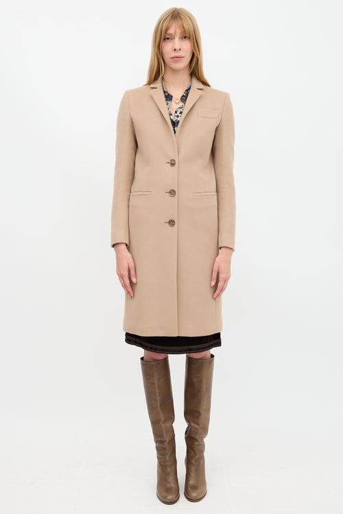 Gucci Wool Slim Fit Coat