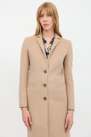 Gucci Wool Slim Fit Coat