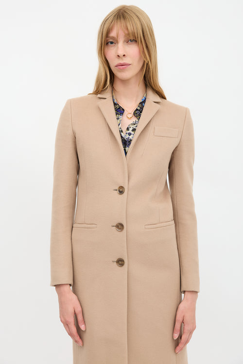 Gucci Wool Slim Fit Coat