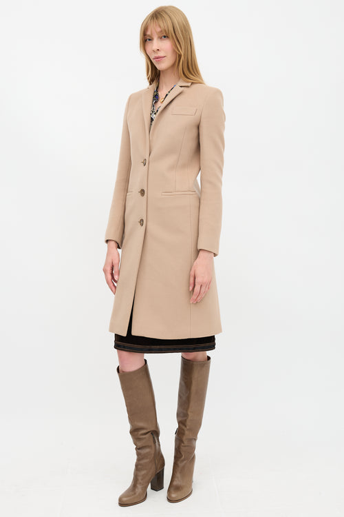 Gucci Wool Slim Fit Coat
