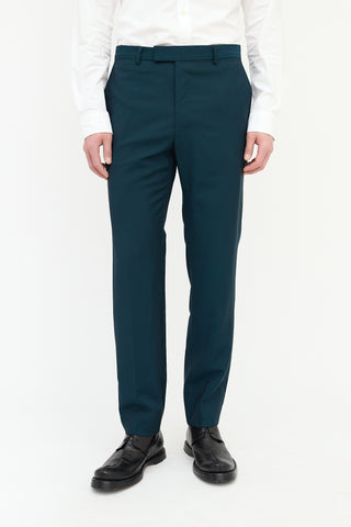 Gucci Wool Slim Leg Trouser