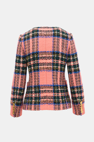 Gucci Wool Check Jacket