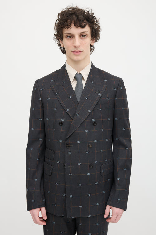 Gucci Wool GG New Sign Suit
