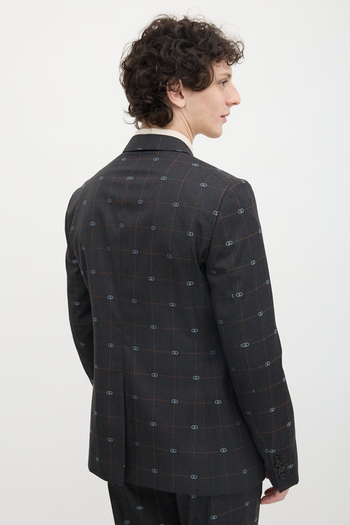 Gucci Wool GG New Sign Suit