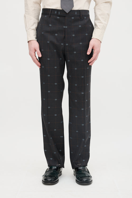 Gucci Wool GG New Sign Suit