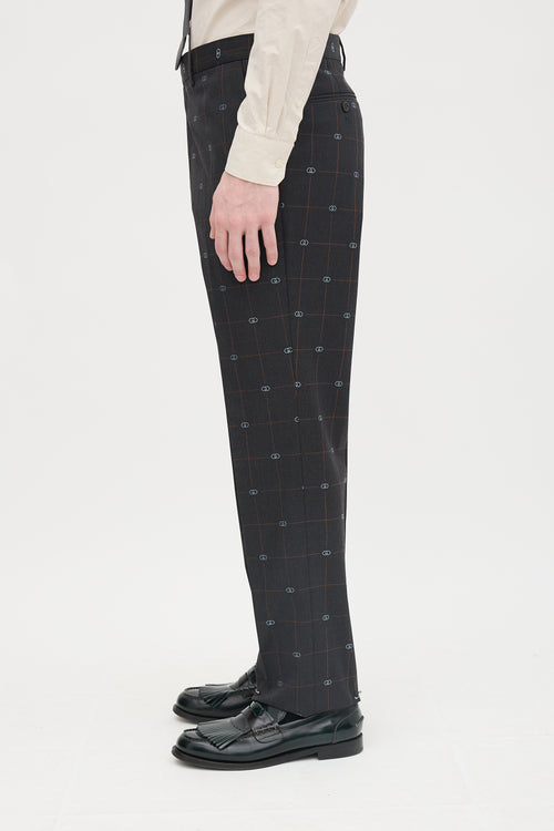 Gucci Wool GG New Sign Suit