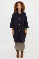 Gucci Wool Reversible Coat