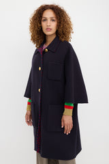 Gucci Wool Reversible Coat