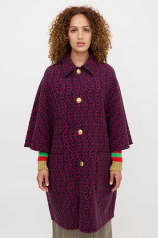 Gucci Wool Reversible Coat