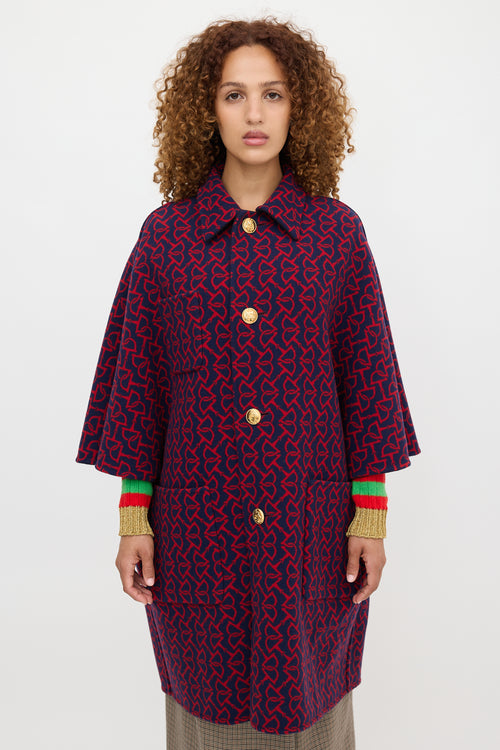 Gucci Wool Reversible Coat