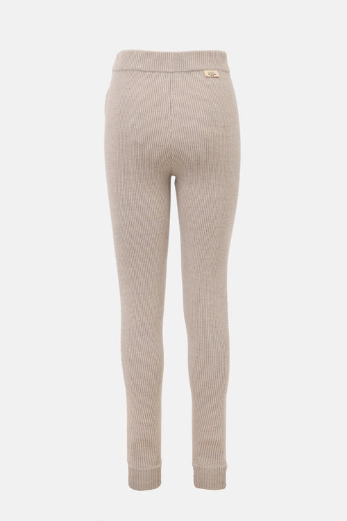 Gucci Wool Ribbed Lounge Pant
