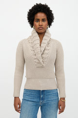 Gucci Wool Shawl Sweater