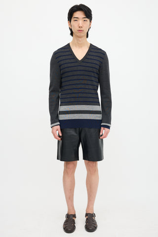 Wool Stripe Sweater
