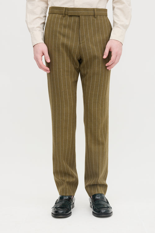 Gucci Wool Stripe Trouser