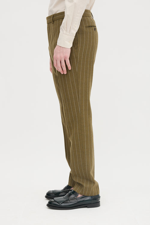 Gucci Wool Stripe Trouser