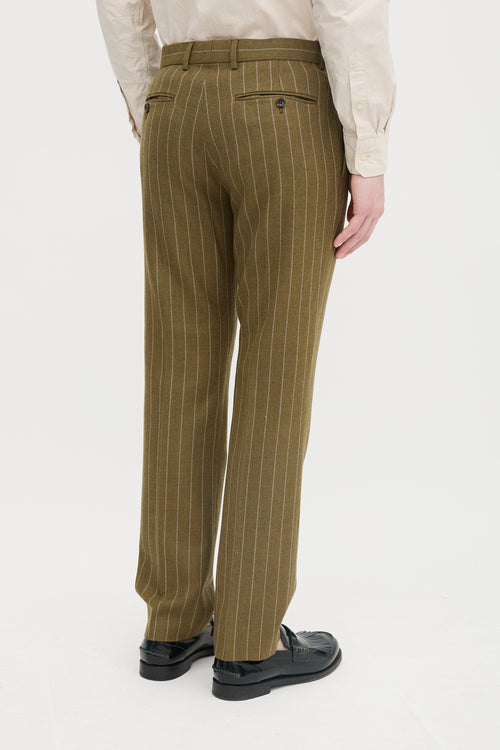 Gucci Wool Stripe Trouser