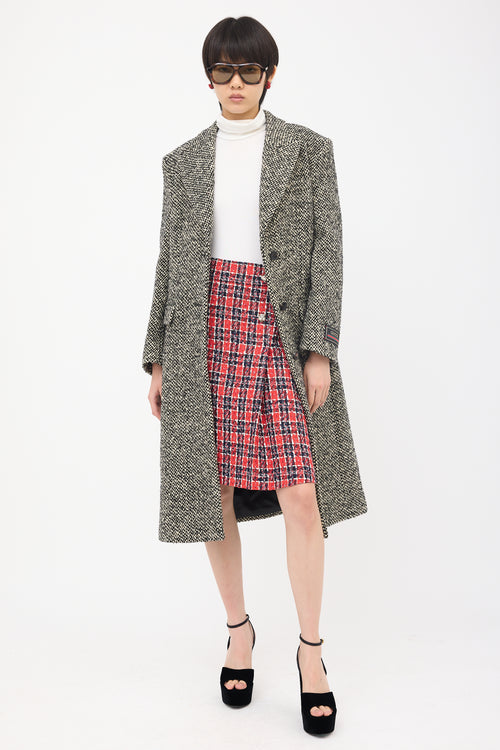 Gucci Wool Tweed Coat