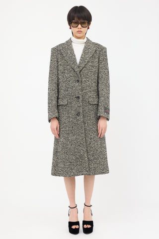Gucci Wool Tweed Coat