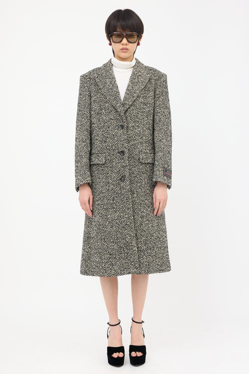 Gucci Wool Tweed Coat