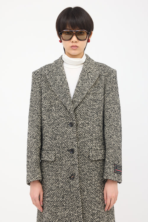 Gucci Wool Tweed Coat
