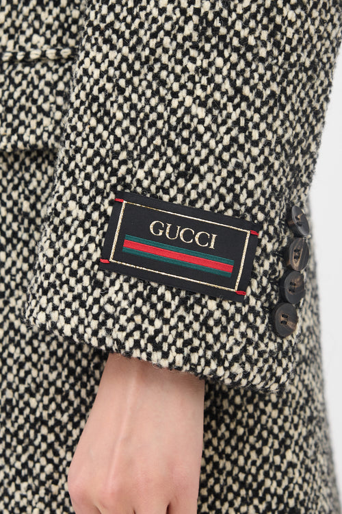 Gucci Wool Tweed Coat