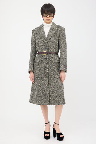 Gucci Wool Tweed Coat