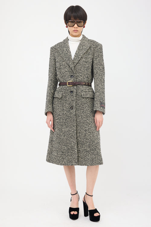 Gucci Wool Tweed Coat