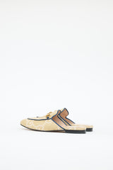 Gucci Raffia Princeton Mule