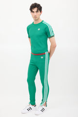 Gucci X Adidas Green & White Knit Striped Co-Ord Set
