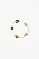 Gucci X Adidas Sterling Silver Charm Bracelet
