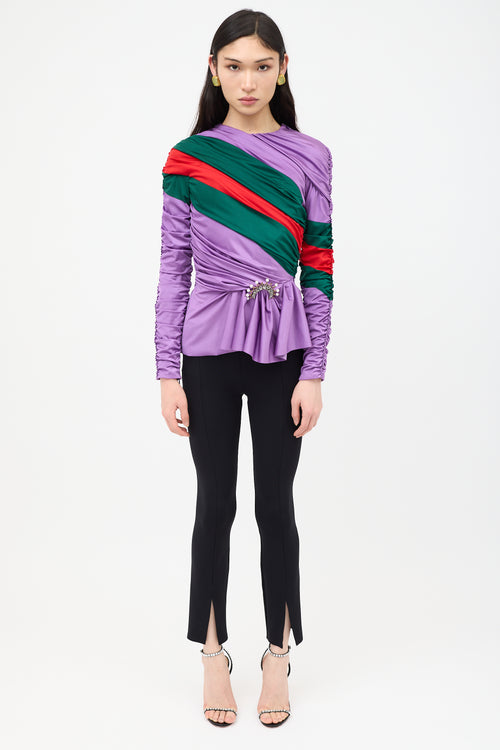 Gucci X Balenciaga Resort 2022 Ruched Top