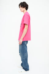 Gucci X Disney Fuschia Graphic T-Shirt