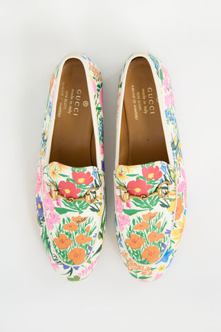 Gucci X Ken Scott Floral Jordaan Loafer