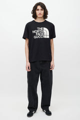 Gucci X The North Face Black & White Logo T-Shirt